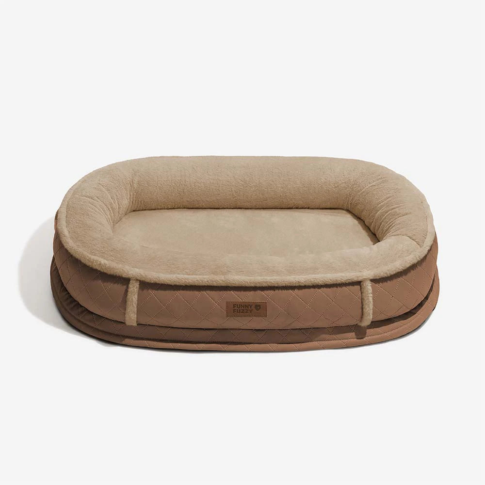 Deluxe Faux Leather & Plush Removable Orthopedic D