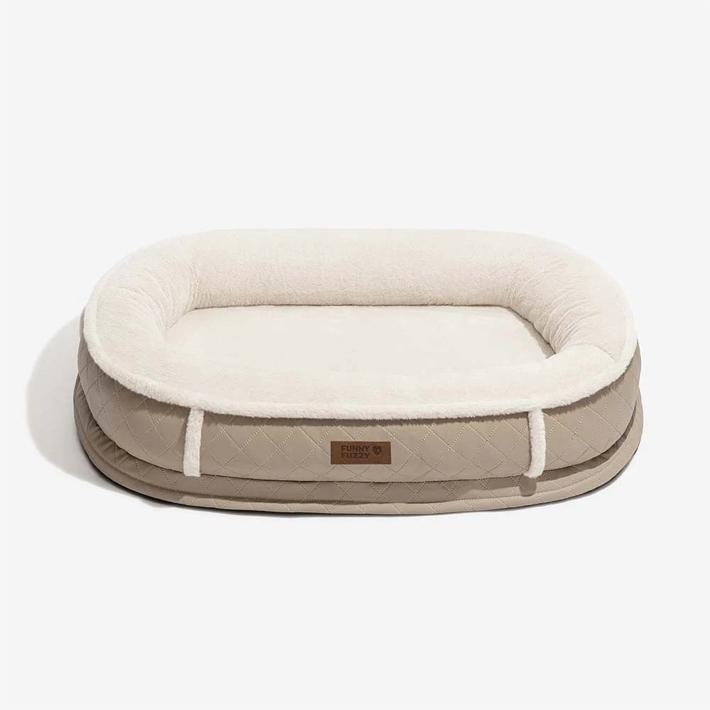 Deluxe Faux Leather & Plush Removable Orthopedic D