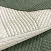Minimalist All-Season Solid Cotton Geometric Quilt