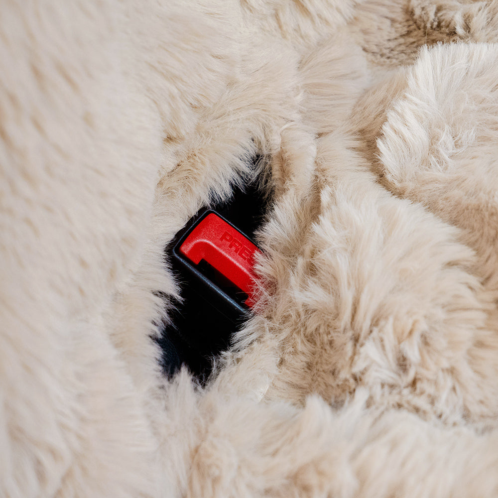 Fluffy Cozy Calming Pet Blanket Car Seat Protector