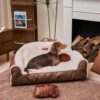 Classic Cozy Cushioning Pillow Bolster Dog Sofa Be