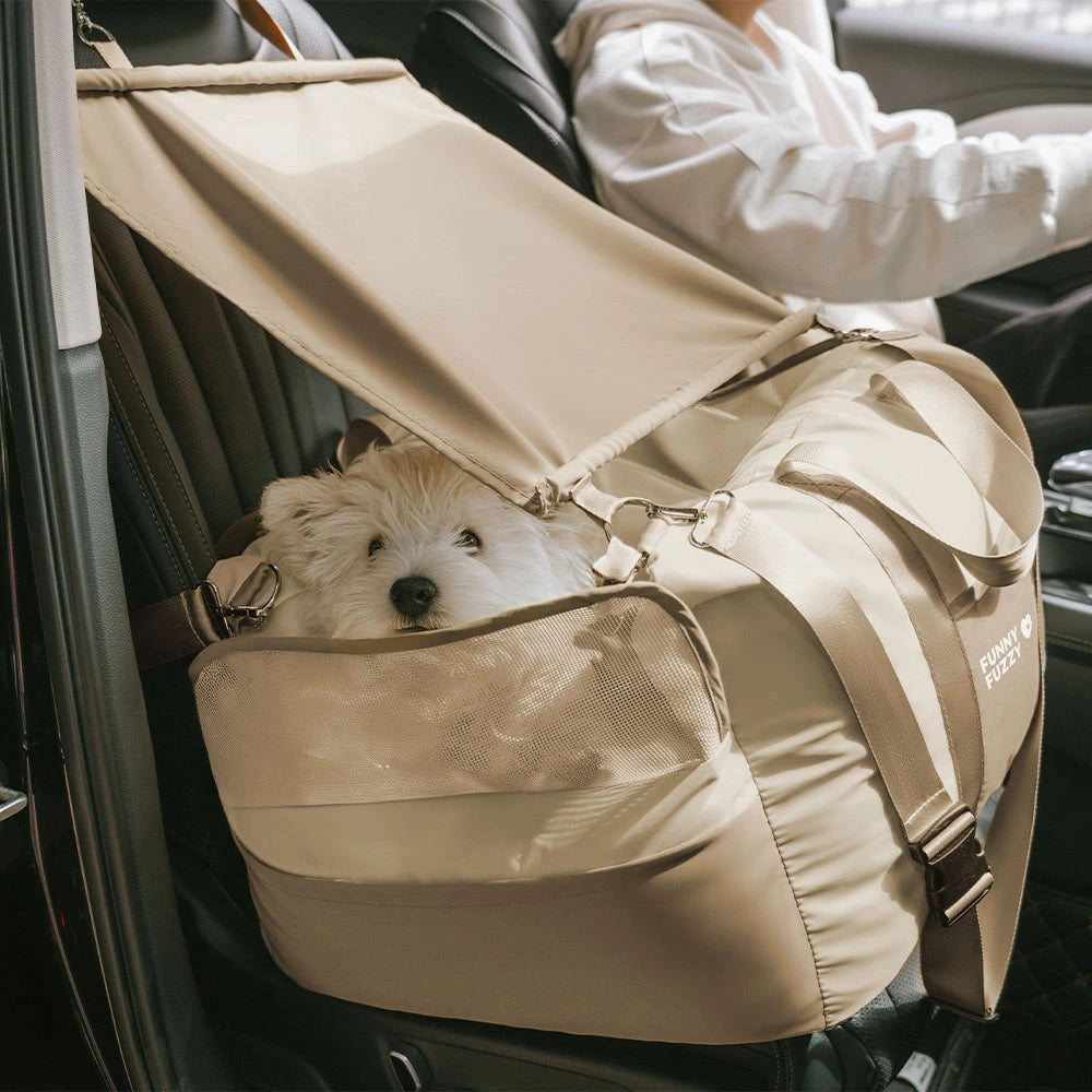 Waterproof Breathable Dog Booster Car Seat- Pup Ro