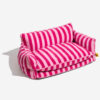 Trendy Striped Faux Lambswool Double Layer Dog & C