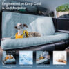Cooling Travel Bolster Safety Back Seat Large Dog 