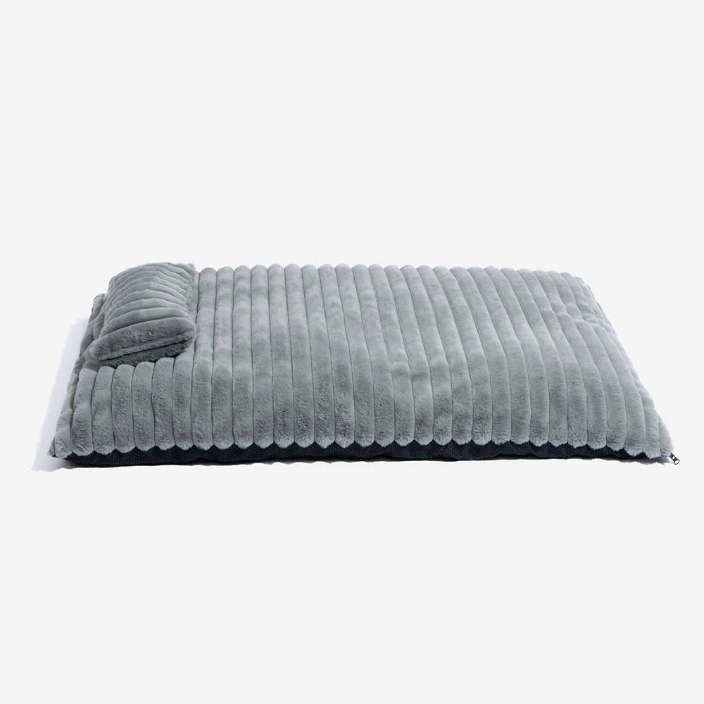 Plush Fluffy Thick Comfort Calming Dog Bed with Pi