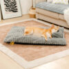 Plush Fluffy Thick Comfort Calming Dog Bed with Pi