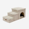 Foldable Dog Stairs with Storage and Condo - Funny
