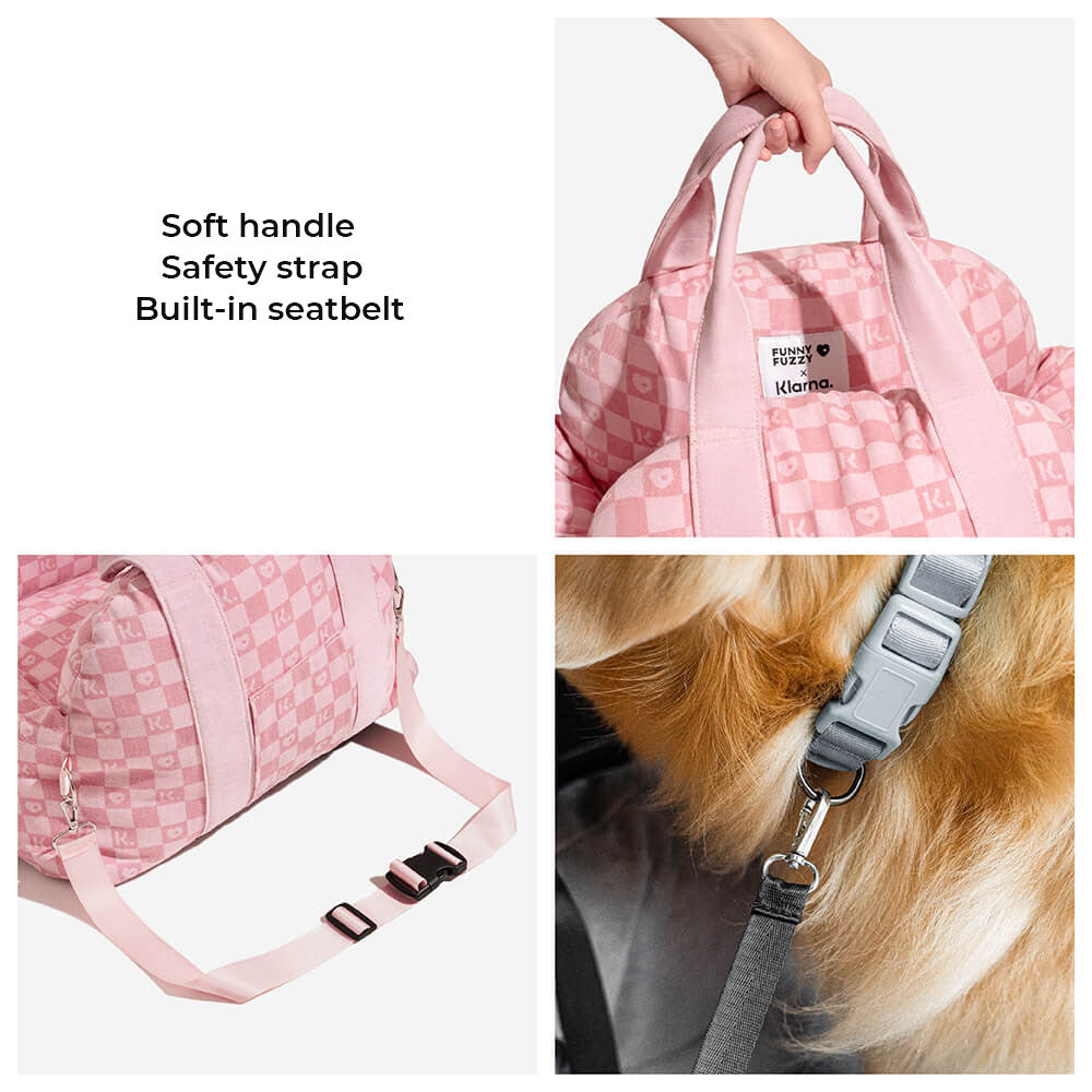 FUNNYFUZZY X Klarna Travel Safety Large Dog Car Se