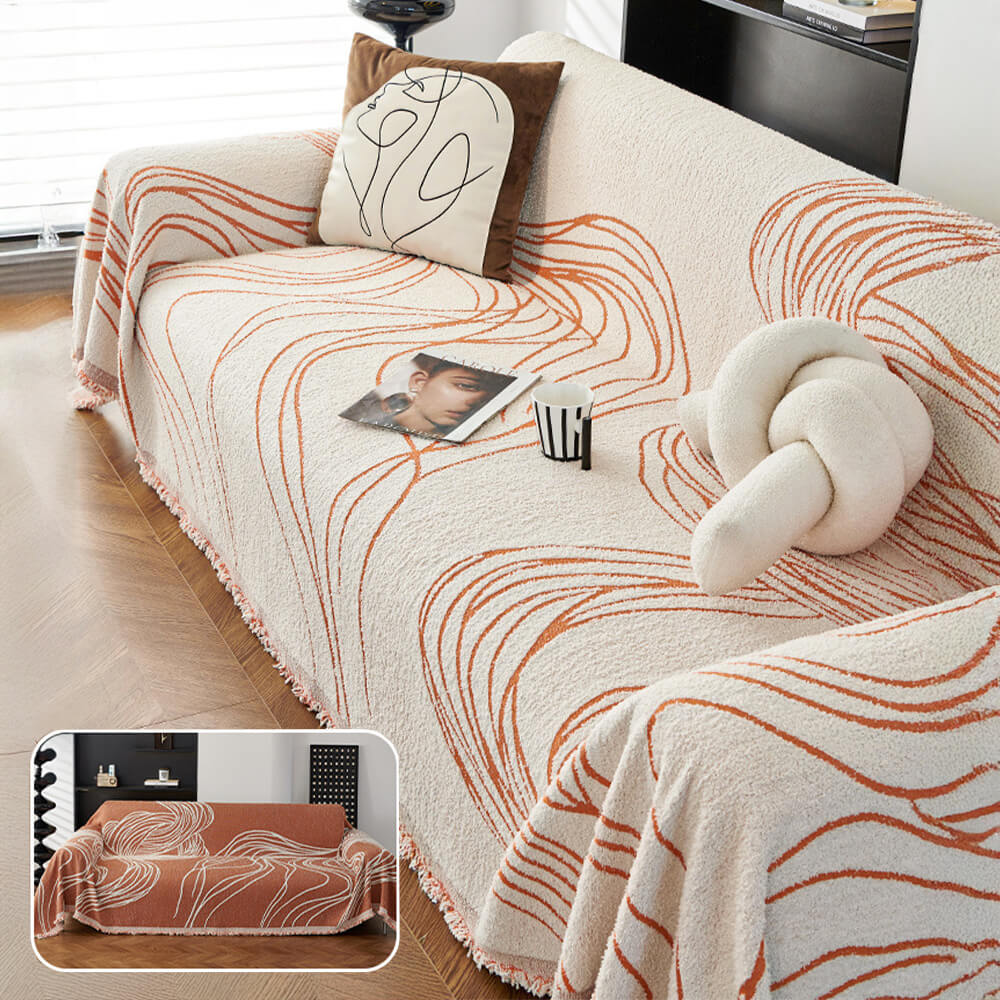 Minimalist Chenille Reversible Cat-Scratch Resista