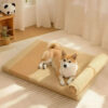 Teddy Fluffy Deep Sleep Large Space Pillow Dog Bed