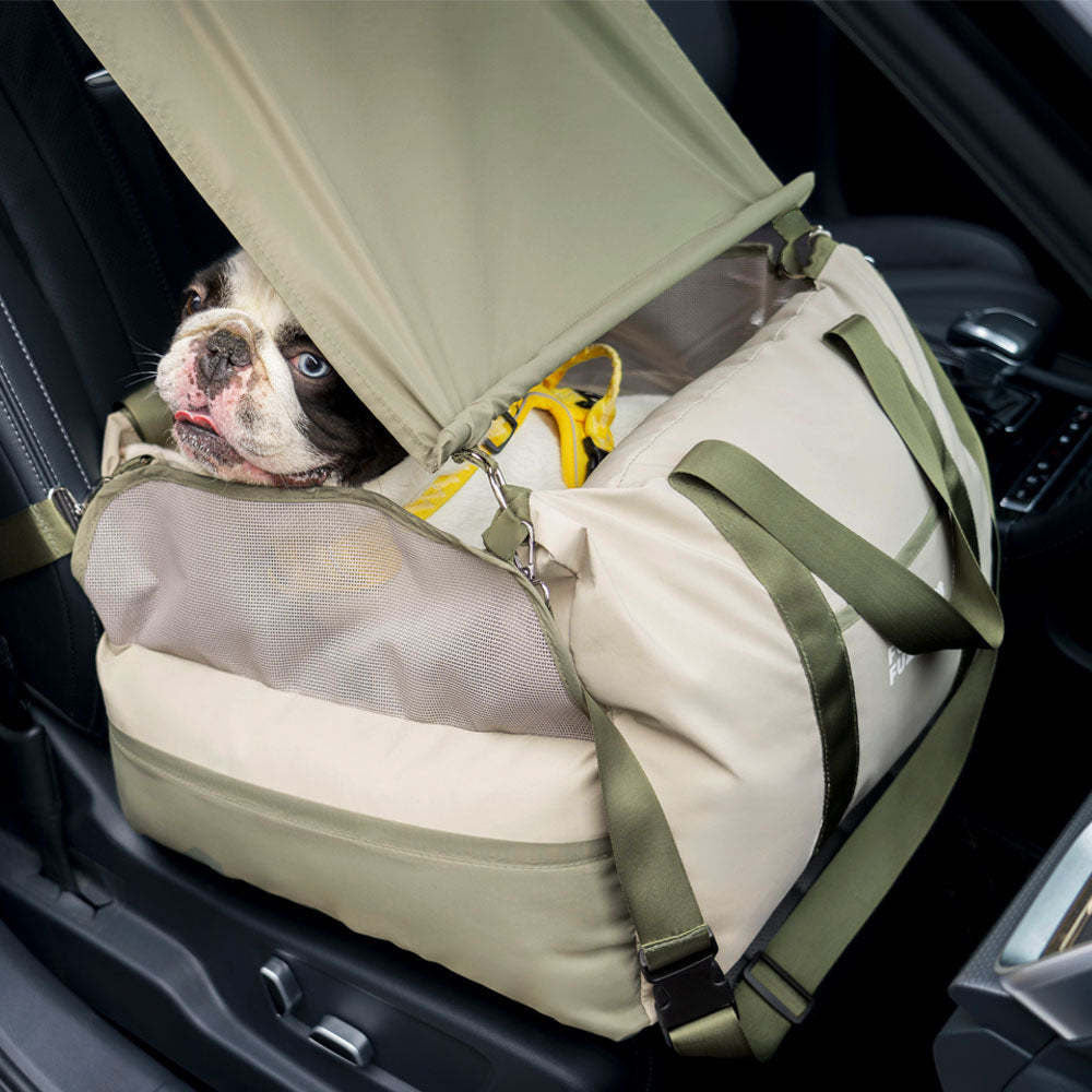 Waterproof Breathable Dog Booster Car Seat- Pup Ro