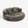 Luxe Diamond Velvet Removable Orthopedic Donut Dog