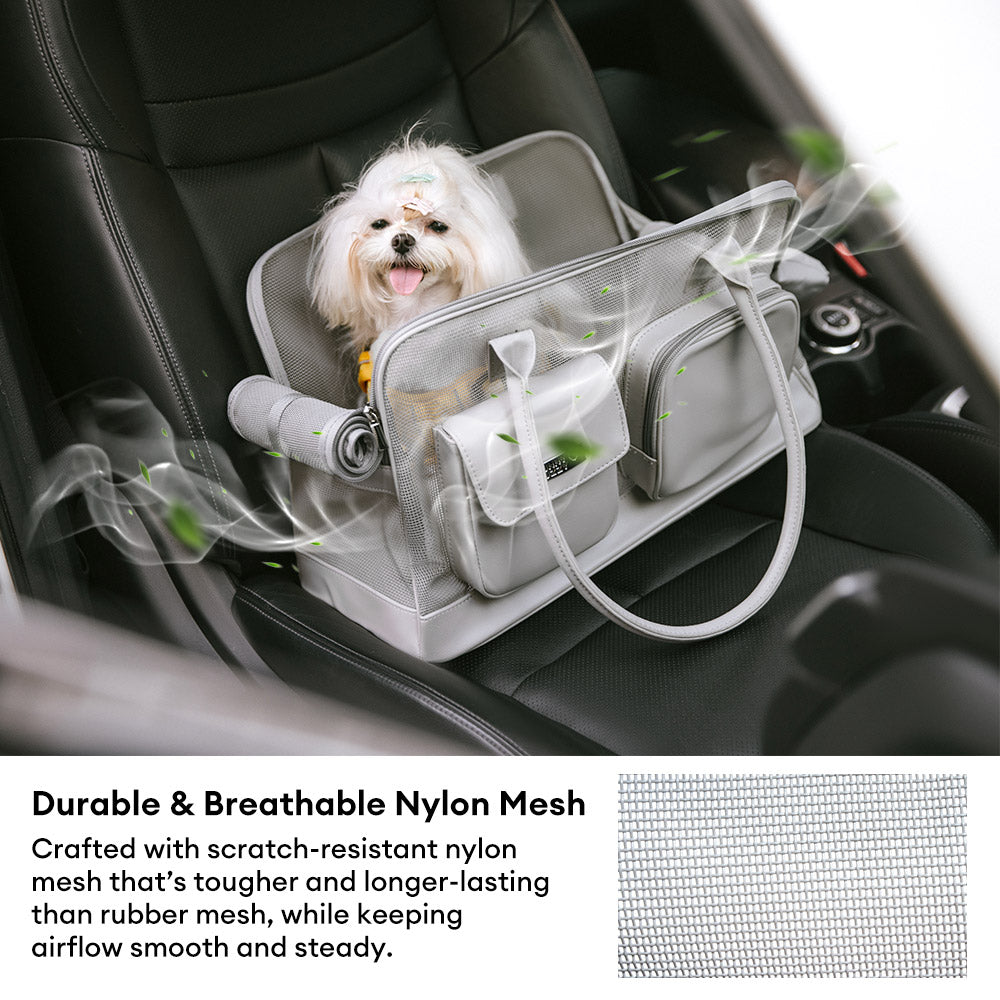 Lightweight Breathable Mesh Safe Pet Carrier - Urb