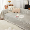 Geometric Pattern Multi-Color Sofa Cover - Modern 