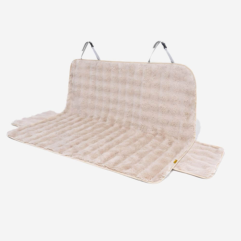 Fluffy Cozy Calming Pet Blanket Car Seat Protector