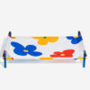 Vibrant Summer Print Style Aluminum Elevated Dog B