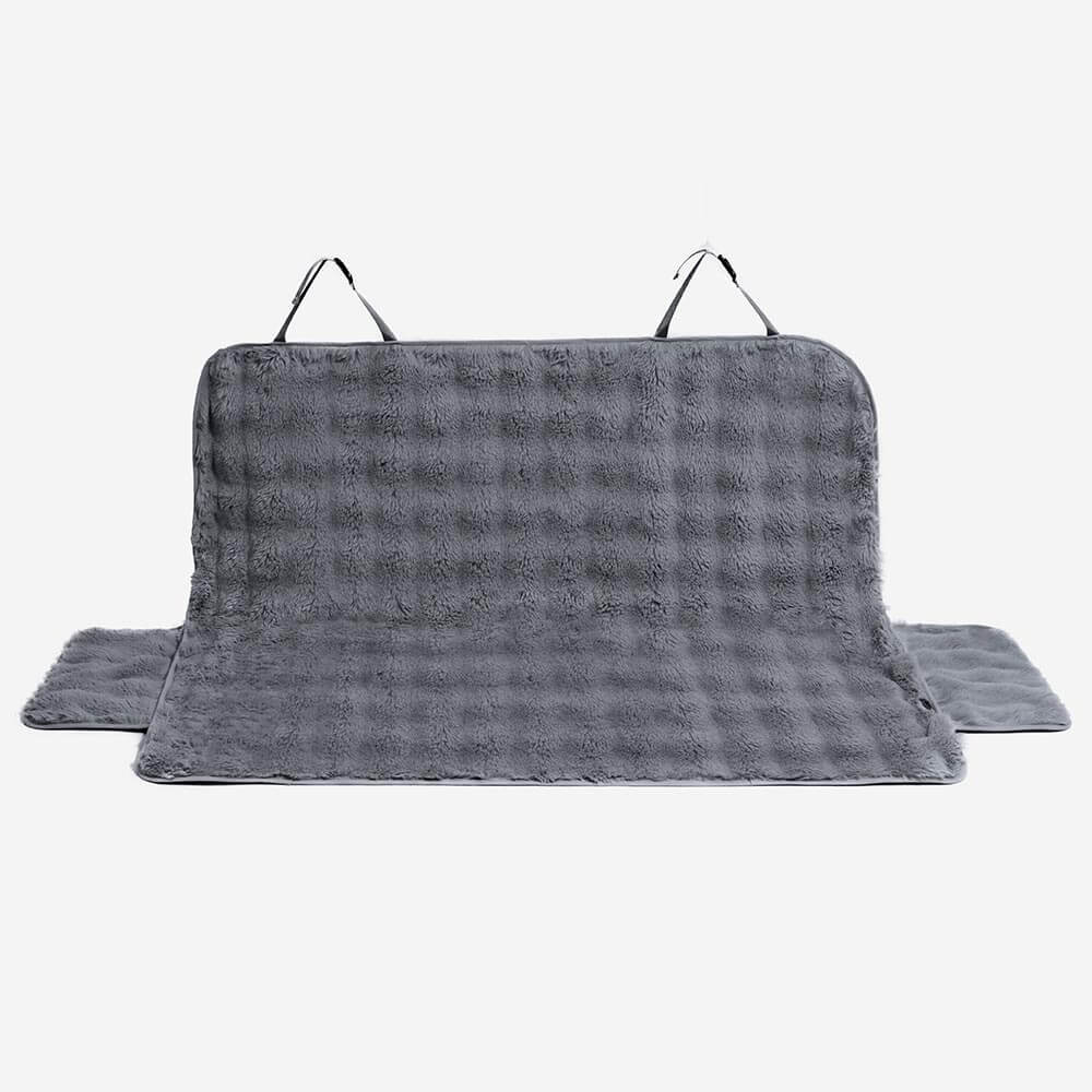 Fluffy Cozy Calming Pet Blanket Car Seat Protector