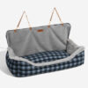 Large Classic Fluffy Booster Dog Car Seat-Keep Sec