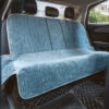 Waterproof Striped Chenille Pet Car Seat Protector