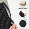 Luxe Water-repellent Faux Leather Removable Spiral