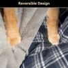 3 in 1 Fluffy Warmth Safe Dog Booster Car Seat Bed
