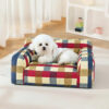 Cotton Canvas Fabric Breathable Scratch-Resistant 