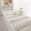 Cozy Chenille Striped Plush Sofa Protector Pet Mat