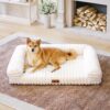 Cream Fluffy Comfort Orthopedic Dog and Cat Sofa B