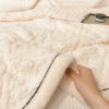 Baroque Style Embossed Milk Velvet Soft Fleece Bla