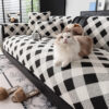 Diamond Chenille Scratch-resistant Sofa Protection