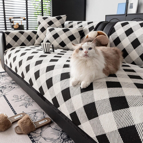 Diamond Chenille Scratch-resistant Sofa Protection