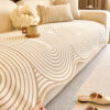 Modern Lines Chenille Artistic Sofa Protector Irre