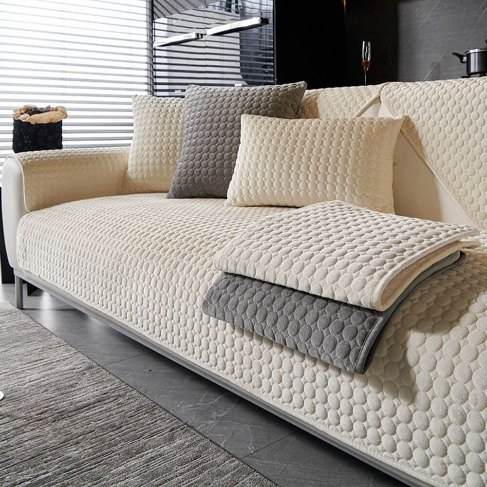 Round Quilted Suede Moisture-Absorbent Breathable
