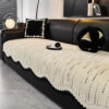 Trendy Chenille Anti-Scratch Elegant Wavy Shaped C