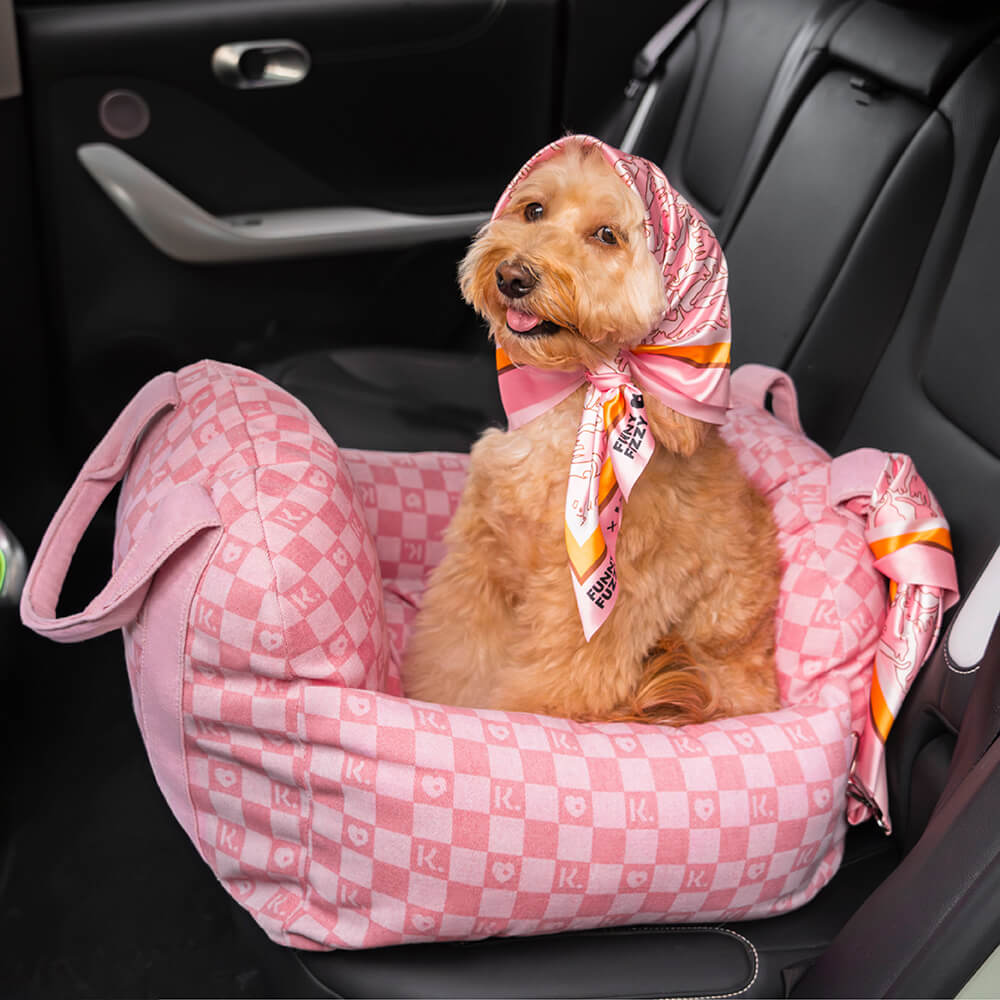 FUNNYFUZZY X Klarna Travel Safety Large Dog Car Se