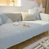 Retro Plaid Washed Cotton Wear-Resistant Non-Pilli