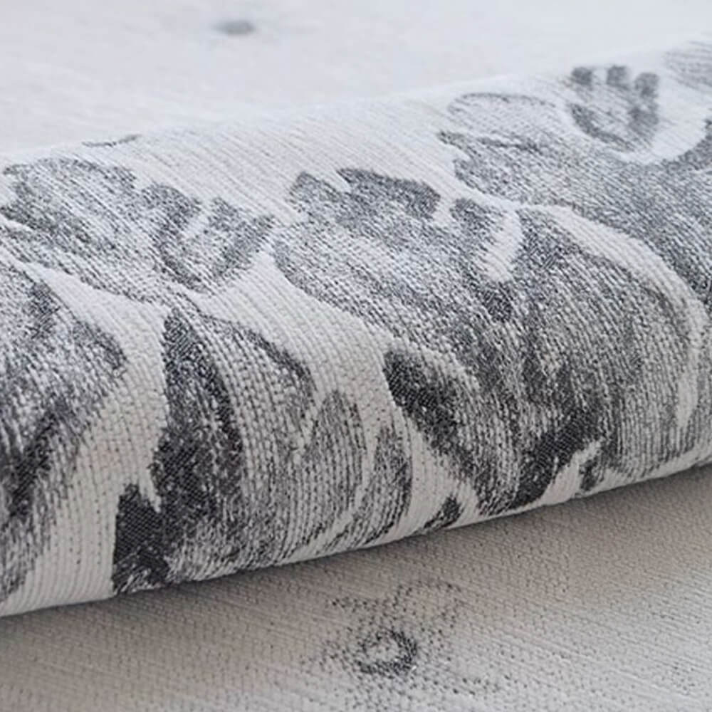 Chenille Romantic Botanical Design Comfortable Cou