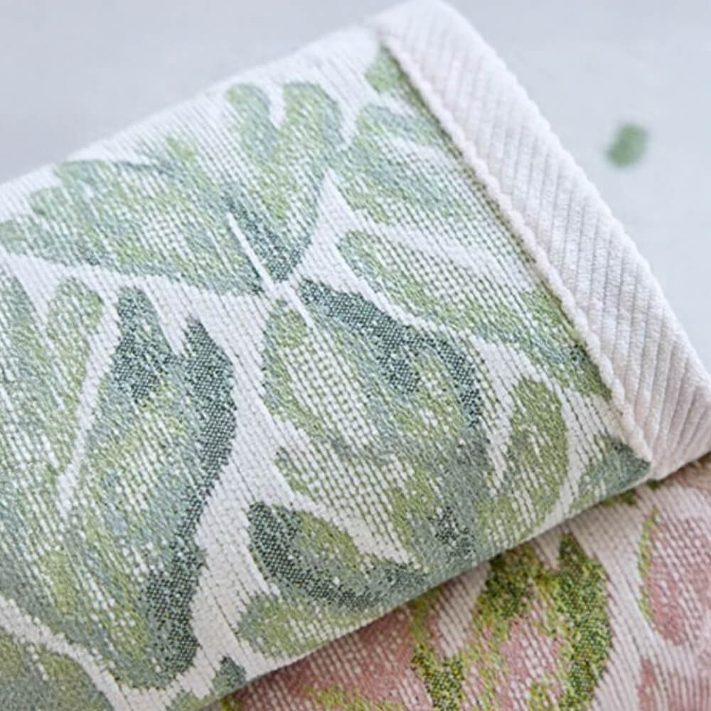 Chenille Romantic Botanical Design Comfortable Cou