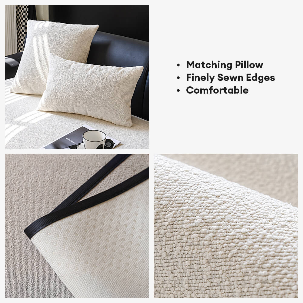 Water-repellent Teddy Fleece Non-Slip Straight Cou