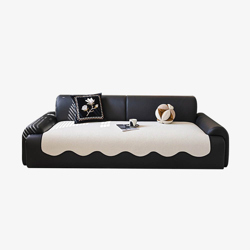 Water-repellent Teddy Fleece Non-Slip Straight Cou