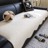 Water-repellent Teddy Fleece Non-Slip Straight Cou