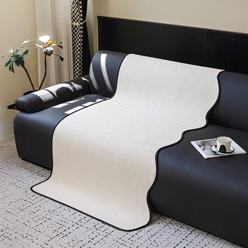 Water-repellent Teddy Fleece Non-Slip Straight Cou