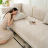 Classic Fashion Textured Thick Chenille Couch Cove
