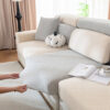 Diamond Jacquard Plush Full-Cover Stretch Couch Co