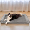 Faux Fleece & Suede Full Support Orthopedic Dog Be