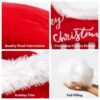Festive Plush Cozy Dog Bed - Christmas Sleigh