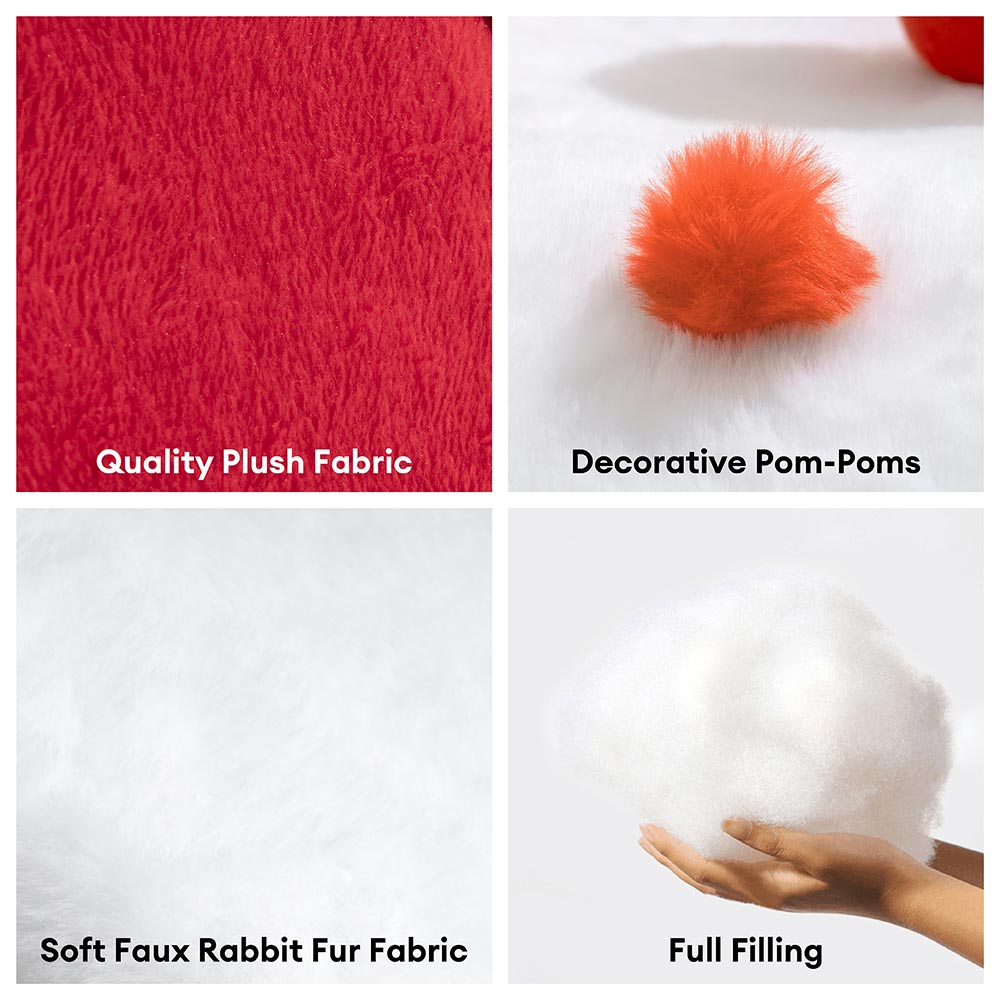 Festive Snow House Orthopedic Dog Bed - Christmas