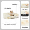 Fluffy Plush Thickened Cozy Pet Calming Bed Dog Ca