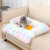 Fluffy Fuzzy Calming Dog Bed Sofa Protector Pet Ma