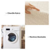 All-Season Breathable Chenille Scratch-Resistant S